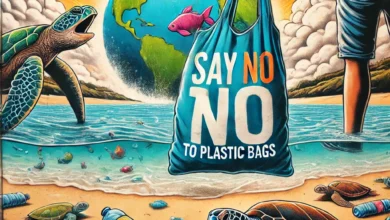 NO PLASTIC BAGS