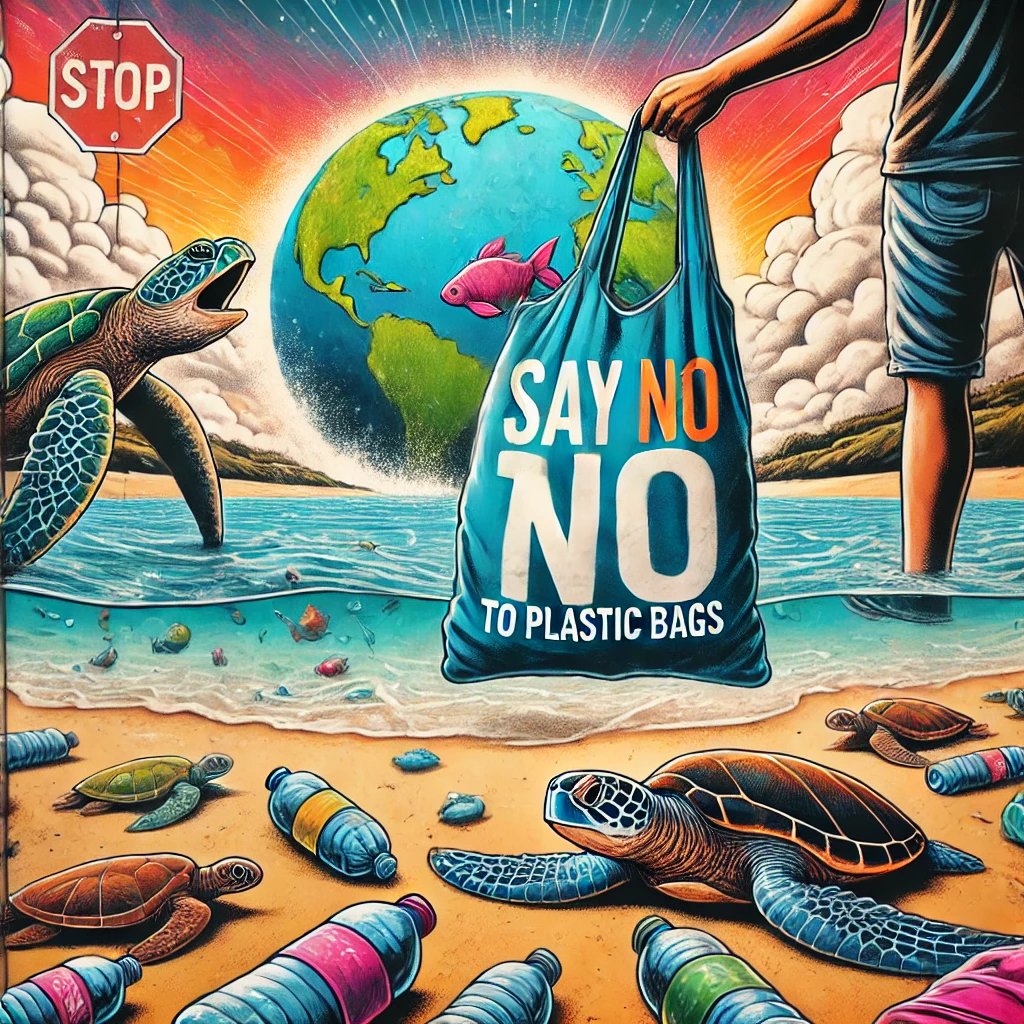 NO PLASTIC BAGS